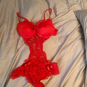Red lingerie
